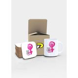 Nacario Postermanya Woman Can Kadın Gücü Tasarımlı Baskılı Kupa Bardak Seti, Eğlenceli Özel Hediye Mug