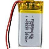 Nacario Powermaster 401530 3.7 Volt 180 Mah Lityum Polimer Pil