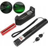 Nacario Powermaster Om-120118650 Pilli Şarjlı Anahtar Emniyetli Yeşil Lazer Pointer (50 Km)