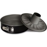 Nacario Pratesi 480101 Kek Kalıbı, 2 Taban, 24 Cm, 18/8 Paslanmaz Çelik