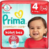 Nacario Prima Premium Care Külot Bebek Bezi 4 Numara 44 Adet Maxi Ikiz Paket