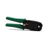 Nacario Primex PX-8045 RJ45 RJ12 RJ11 Üçlü Jack Çakma Pense, 8P8C RJ45 6P6C RJ12 6P4C RJ11 Uyumlu Network Telefon Kablo Sıkma Pensesi, Kablo Kesme Soyma Özellikli Modüler Konnektör Pense