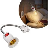 Nacario Prizden E27 Duya Dönüştürücü 26CM Spiralli Anahtarlı Fiş Duy, Gece Lambası, Çocuk Odası, Yatak Odası, Koridor Lambası