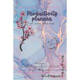 Nacario Productivity Planner - Get Stuff Done Here: 100 Pages Of Notes In Floral Design To Keep Track Of Your Tasks And Appointments Efficiently