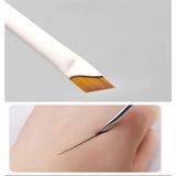 Nacario Profesyonel Ultra-Ince Düz Eyeliner Makyaj Fırçası Eyeliner Çekme Aparatı Göz Kalemi Fırçası