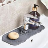 Nacario Purish | Esnek Silikon Musluk Arkası Su Tutucu ve Lavabo Matı – Mutfak ve Banyo Kullanımı Için Drenajlı Musluk Pedi, Süngerlik ve Tezgah Koruyucu