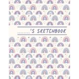 Nacario Rainbows 8X11 Sketchbook: Drawing Notebook For Kids Girls, Drawing Book For Adults, Cute Christmas Or Birthday Gift For Baby Girl
