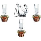 Nacario Rakı Ehlikeyf Buz Kovası Set 8 Parça 3 Kişilik 8697JH54748490573