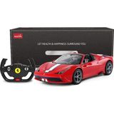 Nacario Rastar Ferrari Uzaktan Kumandalı Araba, 1: 14 Ferrari 458, Special A, Kırmızı Oyuncak Araba – Cabrio, Otomatik Açma/kapama