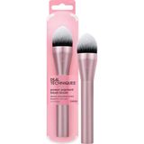 Nacario Real Techniques Power Pigment Allık Makyaj Fırçası, Sıvı ve Krem Allık Için Yanak Fırçası, Yoğun, Sentetik Kıllar, Hassas Uygulama Için Benzersiz Sivri Şekil, Vegan ve Zulüm Içermez, 1 Adet