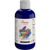Nacario Red Rose Lacivert Akrilik Boya 250 gr
