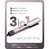 Nacario Relux Easystraight 3ın1 Hava Üflemeli Saç Düzleştirici, Hybrid, Islak Kuru KULLANIM,RHS8900B