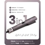 Nacario Relux Easystraight 3ın1 Hava Üflemeli Saç Düzleştirici, Hybrid, Islak Kuru KULLANIM,RHS8900P