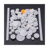 Nacario Robotistan 75 Parça Plastik Dişli Çark Seti (Dc Motor - Diy - Hobi Seti)