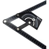Nacario Rox Wood 0102 Çok Fonksiyonlu Dereceli Gönye Iletki 23CM x 50CM