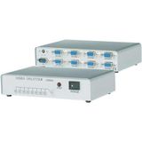 Nacario S-Link SL-2508 8 VGA 250MHZ Monitör Splitter, Siyah