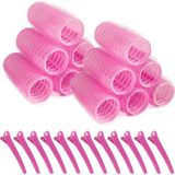 Nacario Saç Makaraları, 12'li Paket Salon Saç Giyinme Curlers, Kendinden Kavramalı Saç Rulo Setleri, Uzun Saçlar Için Saç Kıvırcıkları, Kendin Yap Kıvırcık Saç Modeli, Renkler Değişebilir, Küçük
