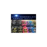 Nacario Saçlı Kuru Kafa Iskelet Maske 1 Adet