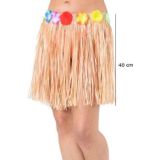 Nacario Saman Renk Püsküllü Hawaii Luau Hula Etek