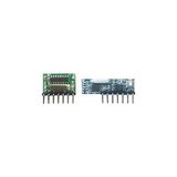Nacario Sanec RX480-E 4 Kanal Antenli 433MHZ Rf Alıcı Verici Learning Code Receiver Uyumlu
