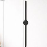 Nacario Saral Çizgili 800 mm Mat Siyah Çekmece Kulp Gardrop Dolap Kapak Kulp Metal Modern Mobilya Uyumlu