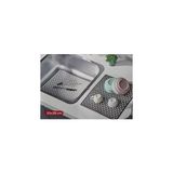 Nacario Seahome Dikdörtgen Silikon Lavabo Buzluk Matı 33X28 cm Antrasit Renk 1 Adet ISGLVB112