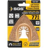 Nacario Sgs Multi-Tools Karbür Kesici ve Raspalama Zımpara Başlığı, 77MM, Model SGS1881