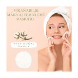 Nacario Sirenol Yıkanabilir Makyaj Temizleme PAMUĞU%100 Pamuk