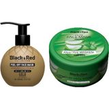 Nacario Siyah Noktalara Karşı Soyulabilir Gold Yüz Maskesi 250 ml ve Killi Yüz Maskesi 400 gr