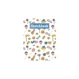 Nacario Sketchbook: 8.5 x 11 Notebook For Creative Drawing And Sketching Activities With Usa Themed Cover Design