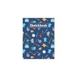 Nacario Sketchbook: 8.5 x 11 Notebook For Creative Drawing And Sketching Activities With Watercolor Kitchen Tools Themed Cover Design