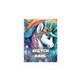 Nacario Sketchbook: Drawing And Painting Notebook With Unicorns, (Size 8.5 x 11) 120 Pages (For Kids)