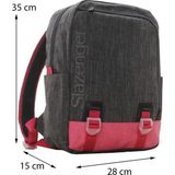 Nacario Slazenger Lisanslı Ilkokul Çantası Gri-Pembe