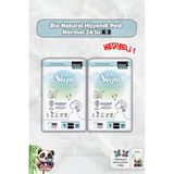Nacario Sleepy Bio Natural Premium Plus Hijyenik Ped Normal 24'lü x 2 ve Rosie