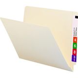 Nacario SMEAD%100 Geri Dönüşümlü Uç Sekmesi Dosya Klasörü, Shelf-Master® Güçlendirilmiş Düz Kesim Tab, Mektup Boyutu, Manila, Kutu Başına 100 (24160)