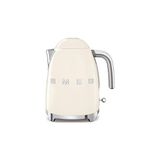 Nacario Smeg KLF03CREU Su Isıtıcısı, 1,7 Litre Kapasiteli, Krom Paslanmaz Çelik, Ayarlanabilir Termostat, Su Seviyesi Göstergesi, Sıcak Tutma Fonksiyonu, Krem Rengi