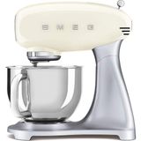 Nacario Smeg SMF02SVUK/PBUK/PGEU SMF02CREU 4,8 L Mutfak Robotu Krem, 18/10 Çelik