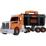 Nacario Smoby - Black+Decker - Bricolo Truck - Aksesuarlar Dahil - Römork - Taşıma Sapı - Vinç Konstrüksiyonu - 3 Yaşından Itibaren