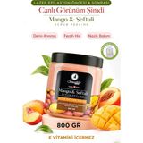 Nacario Smoothly Mango & Şeftali Aromalı Canlandırıcı & Yumuşatıcı El Ayak ve Vücut Bakım Peelingi 800GR