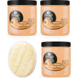 Nacario Smoothly Peeling Avantaj Seti 800GR x 3 Adet Batık Için Kayısı Peeling + Uygulama Doğal Kabak Lifi