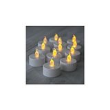 Nacario Sna Pilli LED Tealight T-Light Mum Pilli Mum LED Işık Sıcak Sarı Renk Dekorasyon Süsleme Düğün Kına Organizasyon (6)