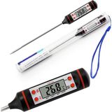 Nacario Sogud Dijital Gıda Termometresi – Hızlı Okuma Mutfak Termometresi, Paslanmaz Çelik Prob, LCD Ekran, -50°c ~ 300°C Ölçüm Aralığı, Et Süt Yağ Şeker Bbq ve Fırın Için Hassas Termometre