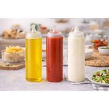 Nacario Sos Şişesi, Şeffaf, Ketçap Mayonez Hardal, 700 Ml, 1 Adet