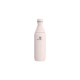 Nacario Stanley All Day Slim Soğuk Su Şişesi Termosu, 0.60 Litre, Pembe Kuvars (Rose Quartz)