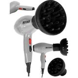 Nacario Steiner Alman 3800 Watt Professional Saç Kurutma Makinesi Ac Motor Fön Makinesi + Difüzör + 2 Adet Başlık