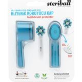 Nacario Sterıball Şarjlı ve Pilli Diş Fırçaları Için Hijyenik Diş Fırçası Koruma Kabı-2'li Mavi