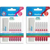 Nacario Stopever Arayüz Fırçası Pembe Size O 0.40 mm ve Arayüz Fırçası Kırmız Size 2 0.50 mm