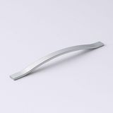 Nacario Sümbül 320 mm Düz Krom Gümüş Kulp Metal Mobilya Çekmece Dolap Kapak Kulpu Modern Mutfak Kulpları