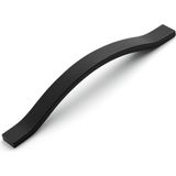 Nacario Sümbül Kulp 256 mm Siyah Metal Mobilya Kulpu Modern Mutfak Dolabı Çekmece Kolu Dolap Kapak Kulpları