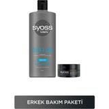 Nacario Syoss Men Clean & Cool Şampuan 500 Ml, Matt Fiber Wax Set, Erkek